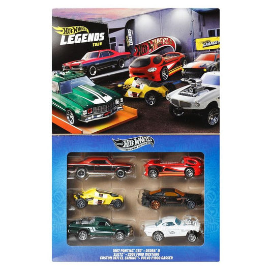 Hot Wheels 6 Carros Legends Multipack – Coleção Exclusiva para Verdadeiros Fãs