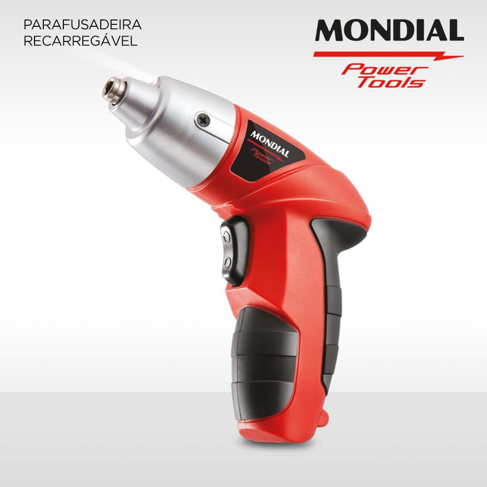 Parafusadeira Elétrica Mondial Power Tools FPF-05 – Mobilidade, Praticidade e Eficiência
