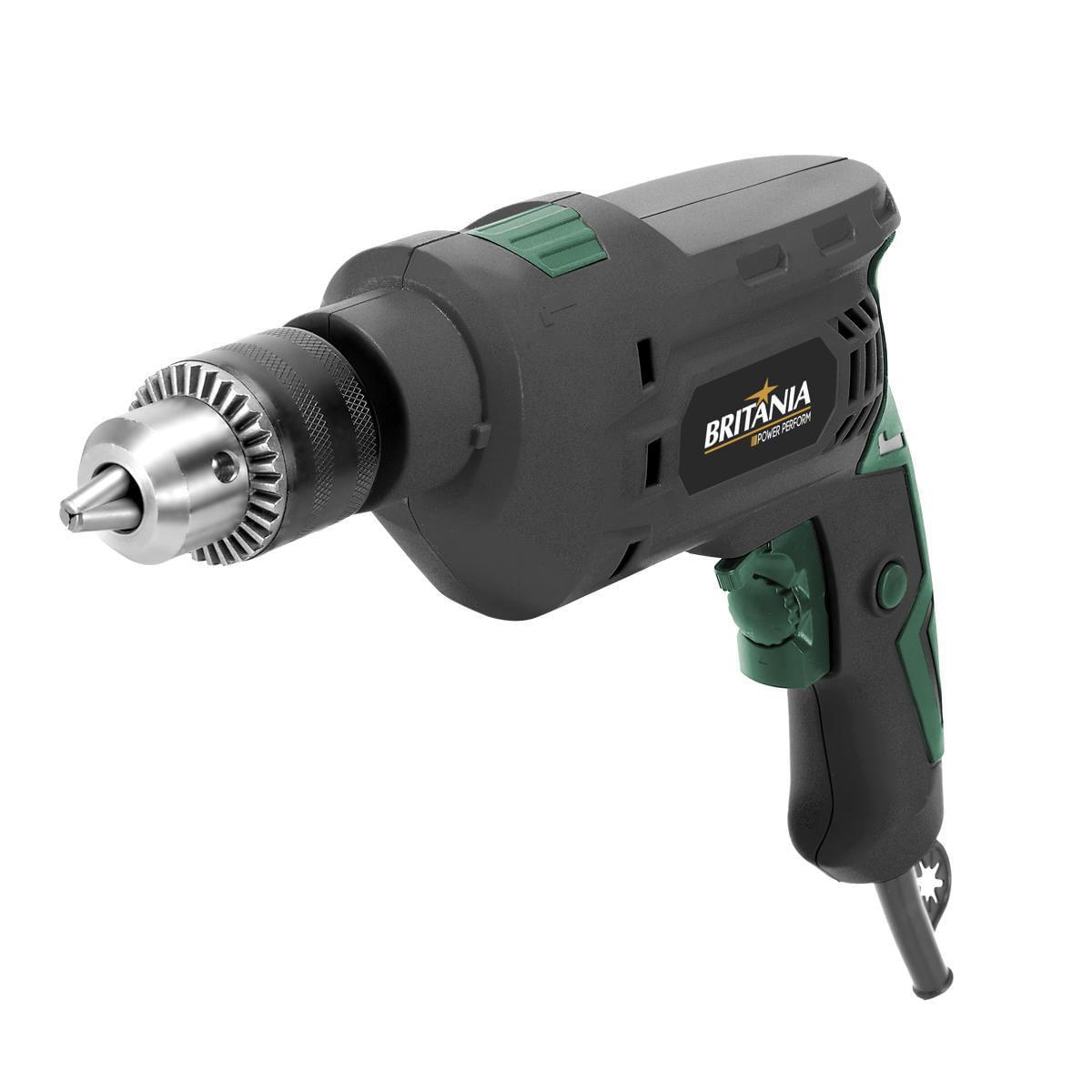 Furadeira Britânia BFUE04 Função Impacto 850W – Potência, Resistência e Precisão em Suas Mãos