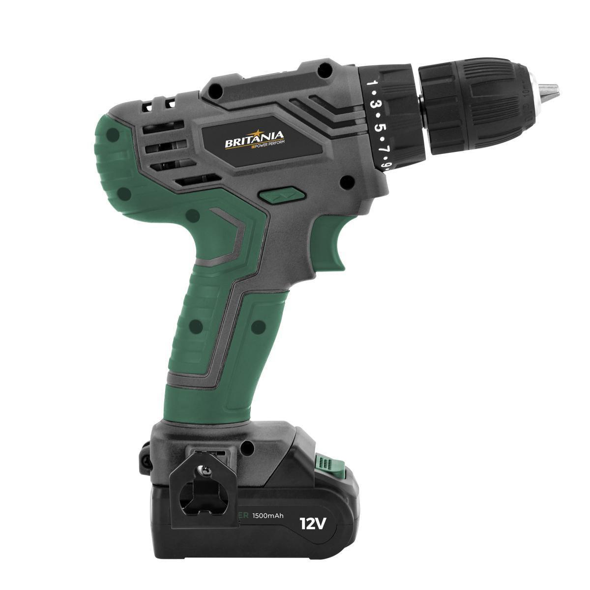 Parafusadeira 2 em 1 Britânia Speed Control BPFE12M 800RPM – Agilidade, Precisão e Conforto em Suas Mãos