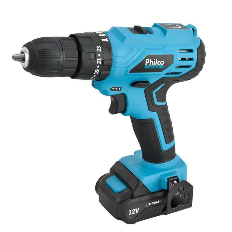 Parafusadeira Philco Force PPF120 3 em 1 – Potência, Versatilidade e Praticidade em Suas Mãos