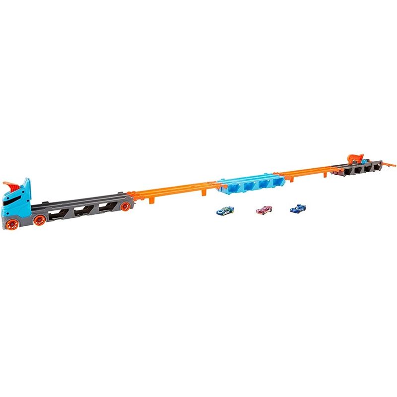 Hot Wheels City Guincho Pista de Corridas – Caminhão Armazenador e Pista 2 em 1
