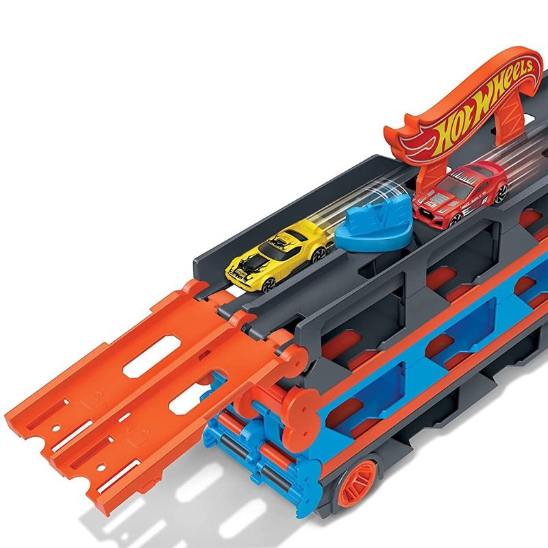Hot Wheels City Guincho Pista de Corridas – Caminhão Armazenador e Pista 2 em 1