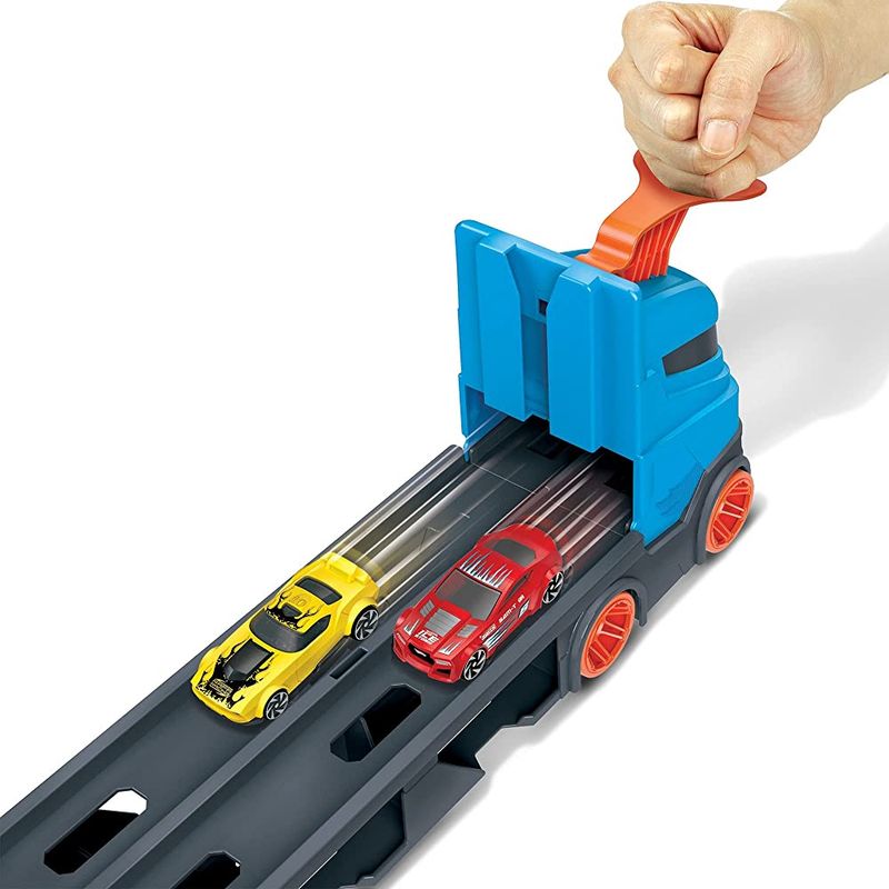 Hot Wheels City Guincho Pista de Corridas – Caminhão Armazenador e Pista 2 em 1