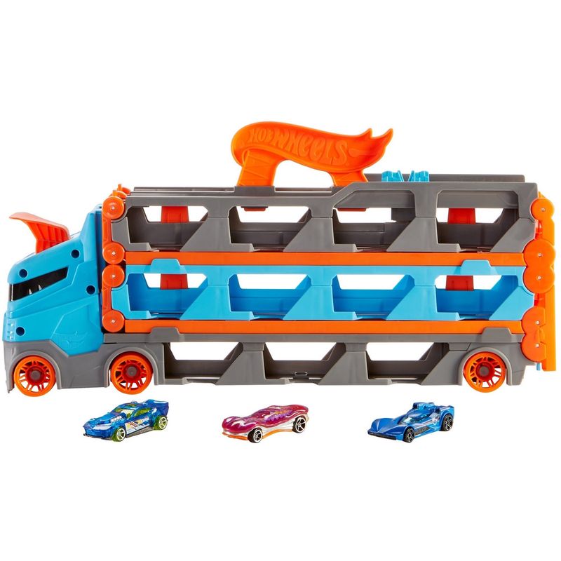 Hot Wheels City Guincho Pista de Corridas – Caminhão Armazenador e Pista 2 em 1