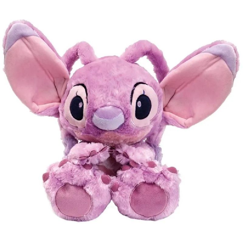 Kit Pelúcias Disney Stitch e Angel Big Feet 45 cm – Diversão, Carinho e Magia em Dobro