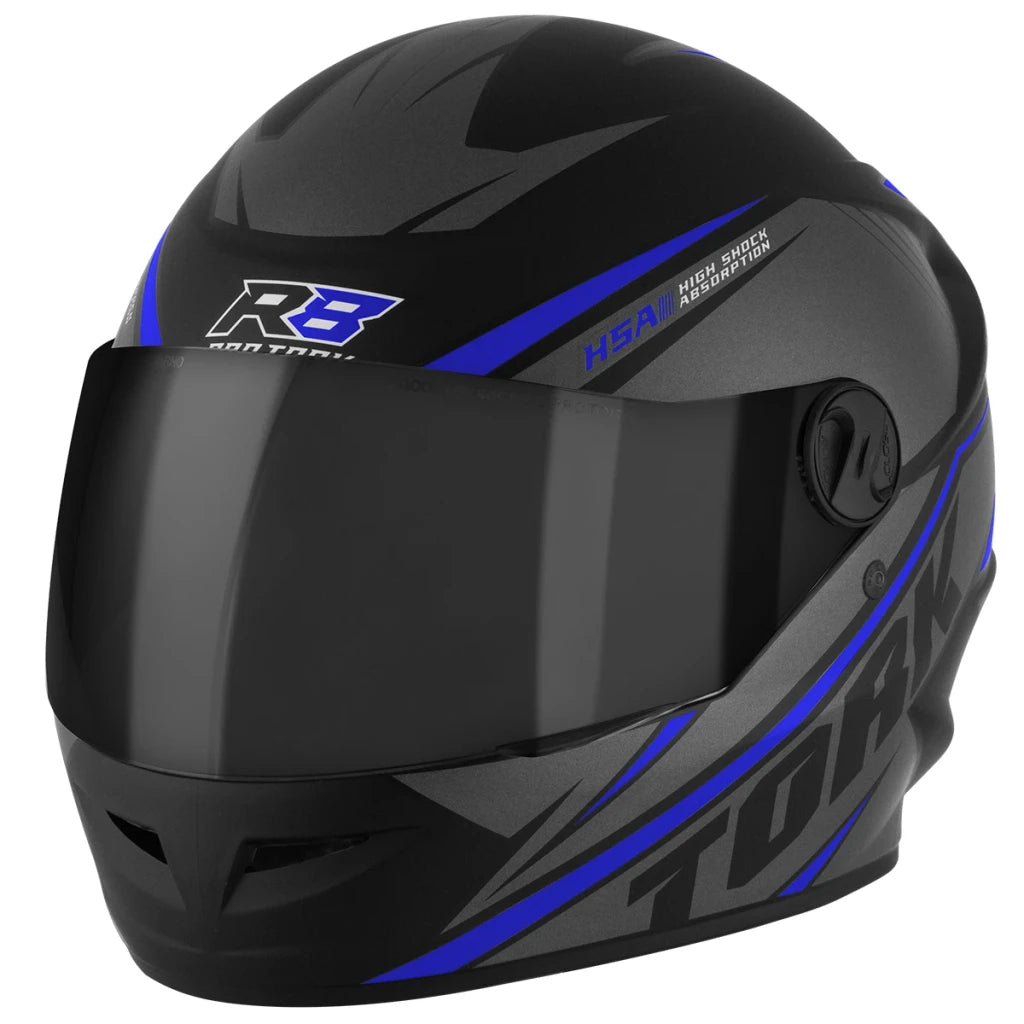 Capacete Pro Tork R8 Fechado Fosco Viseira FumÊ – Segurança e Estilo em Alto Nível
