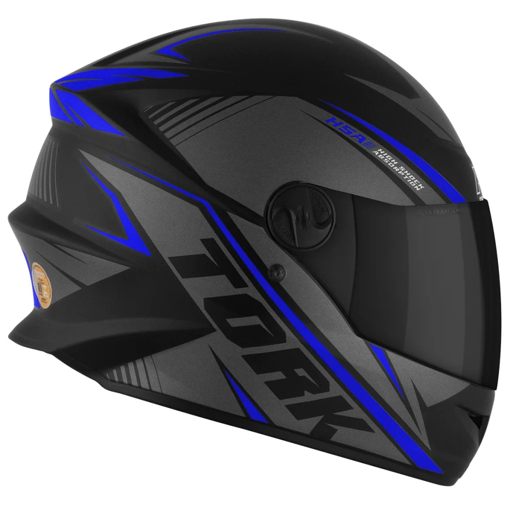 Capacete Pro Tork R8 Fechado Fosco Viseira FumÊ – Segurança e Estilo em Alto Nível