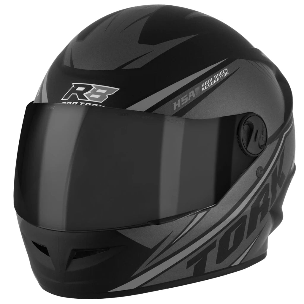 Capacete Pro Tork R8 Fechado Fosco Viseira FumÊ – Segurança e Estilo em Alto Nível