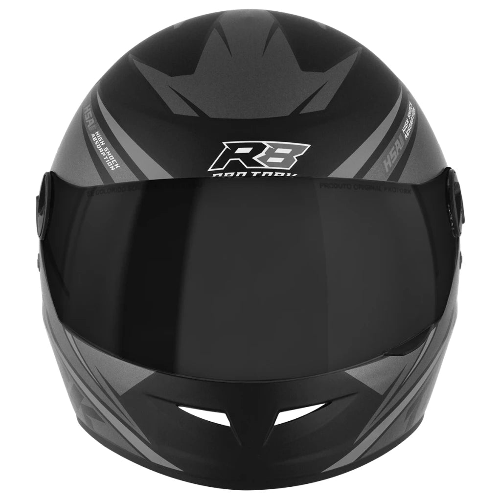 Capacete Pro Tork R8 Fechado Fosco Viseira FumÊ – Segurança e Estilo em Alto Nível