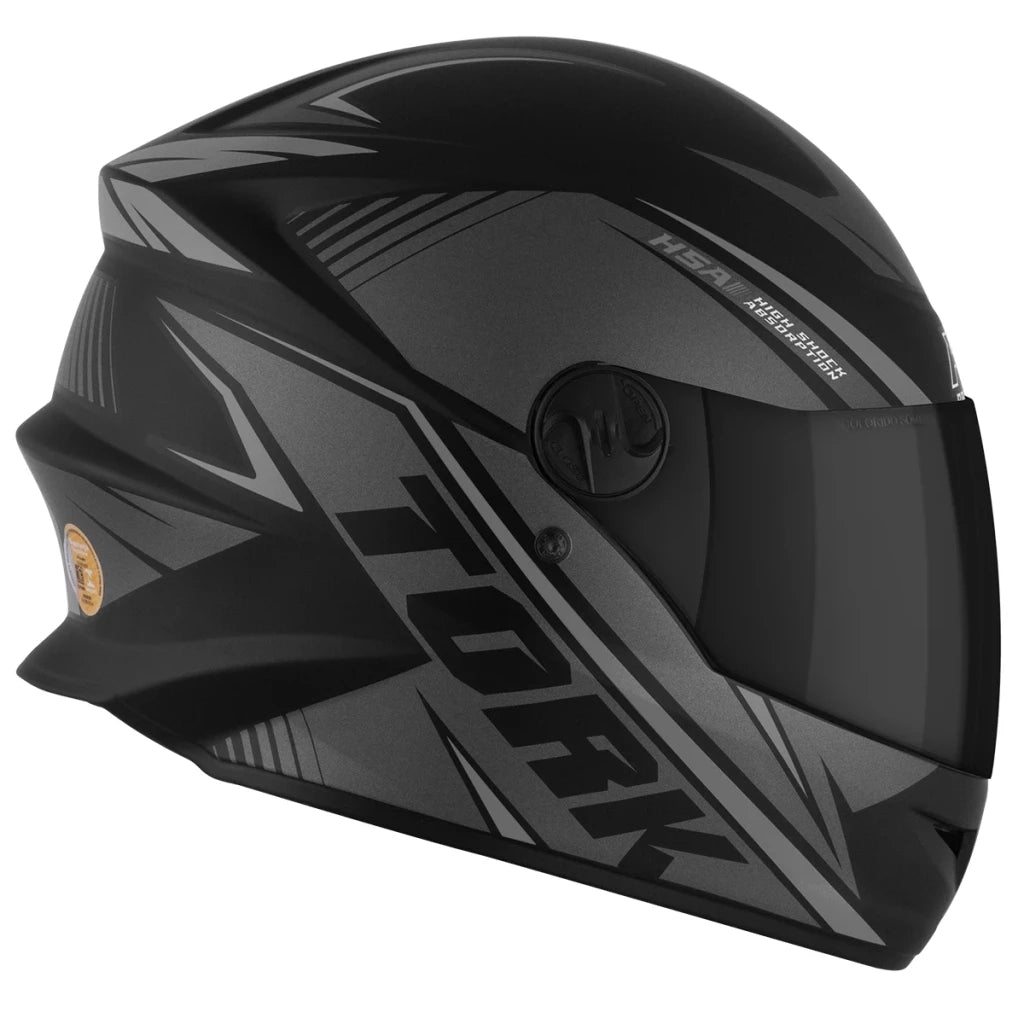 Capacete Pro Tork R8 Fechado Fosco Viseira FumÊ – Segurança e Estilo em Alto Nível