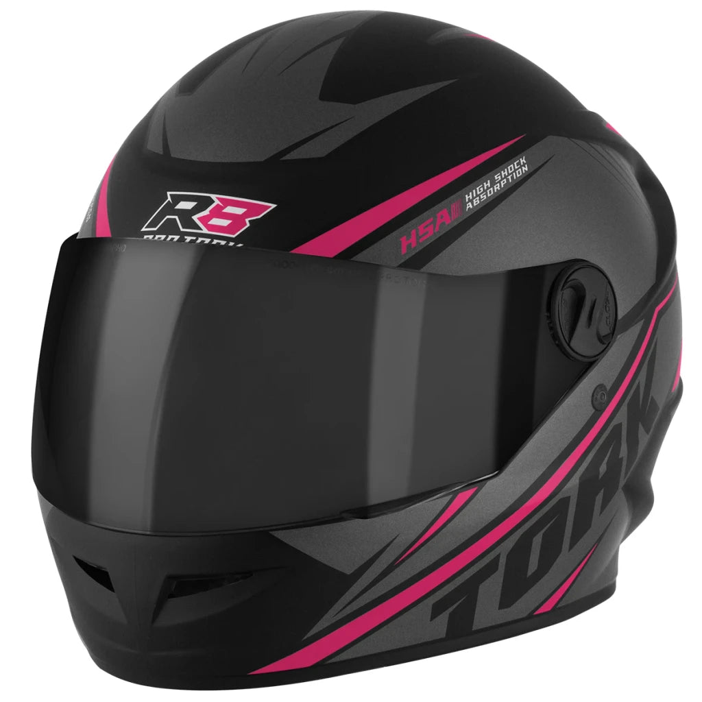 Capacete Pro Tork R8 Fechado Fosco Viseira FumÊ – Segurança e Estilo em Alto Nível