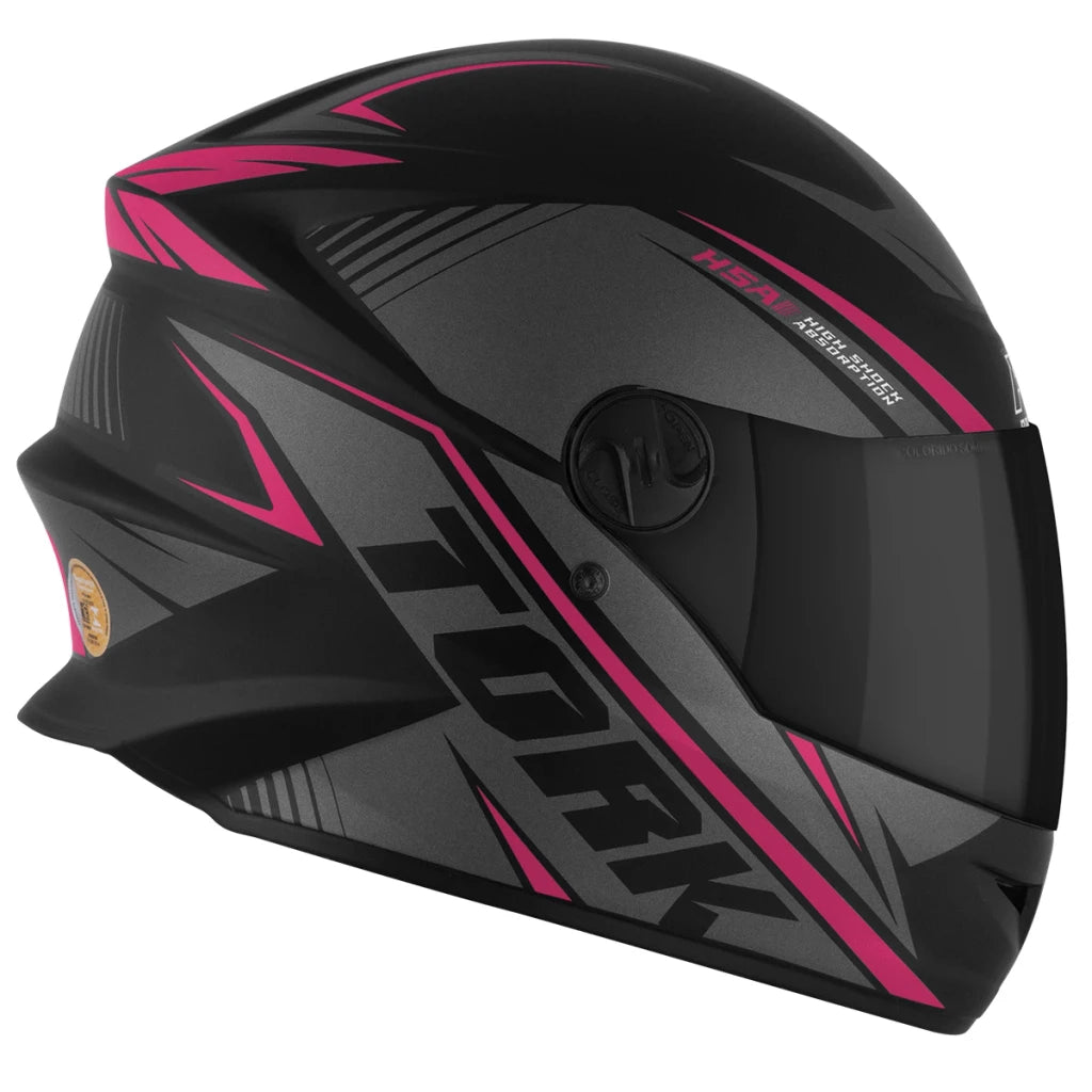 Capacete Pro Tork R8 Fechado Fosco Viseira FumÊ – Segurança e Estilo em Alto Nível