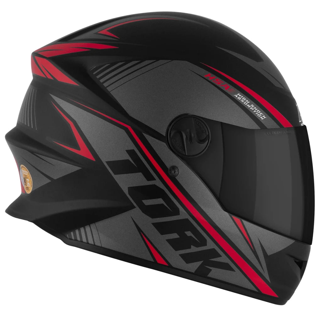 Capacete Pro Tork R8 Fechado Fosco Viseira FumÊ – Segurança e Estilo em Alto Nível