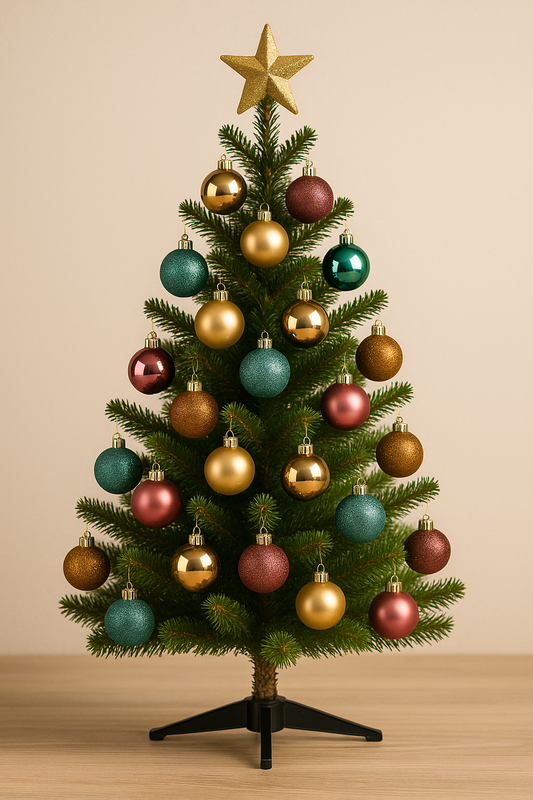 Kit de Bolas de Natal 20 Peças 4cm Ref. CDA-1250 – Decoração Prática e Sofisticada