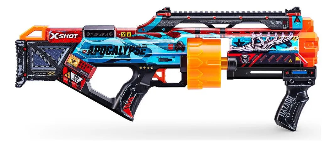 Lançador de Dardos X-Shot Skins Lockable Blaster 16x – Seg Imports – Brinquedo Original, Colorido e Resistente para Meninos que Amam Ação e Diversão