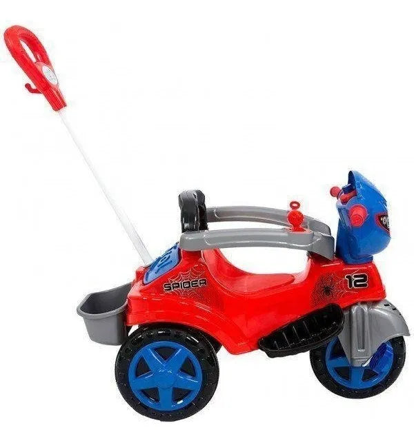 Triciclo Infantil Pedal Carrinho De Empurrar Com Haste Menino Menina Dia das Crianças