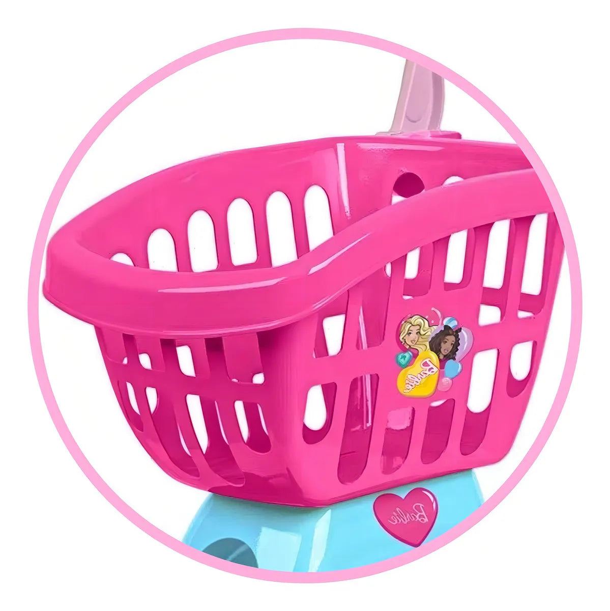 Barbie Cheff Carrinho de Compras Original Seg Imports Rosa 50Cm