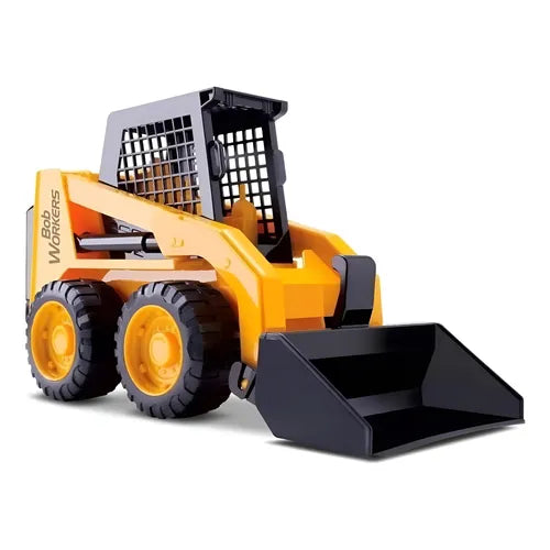 Trator Brinquedo Bob Workers Carregadeira - Estilo Bob Cat Amarelo