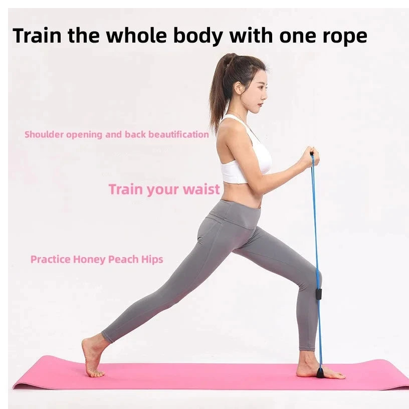 Faixas de Resistência com Pegadores de Espuma – Acessório de Treino em Casa, Yoga, Pilates e Exercícios de Força para Mulheres