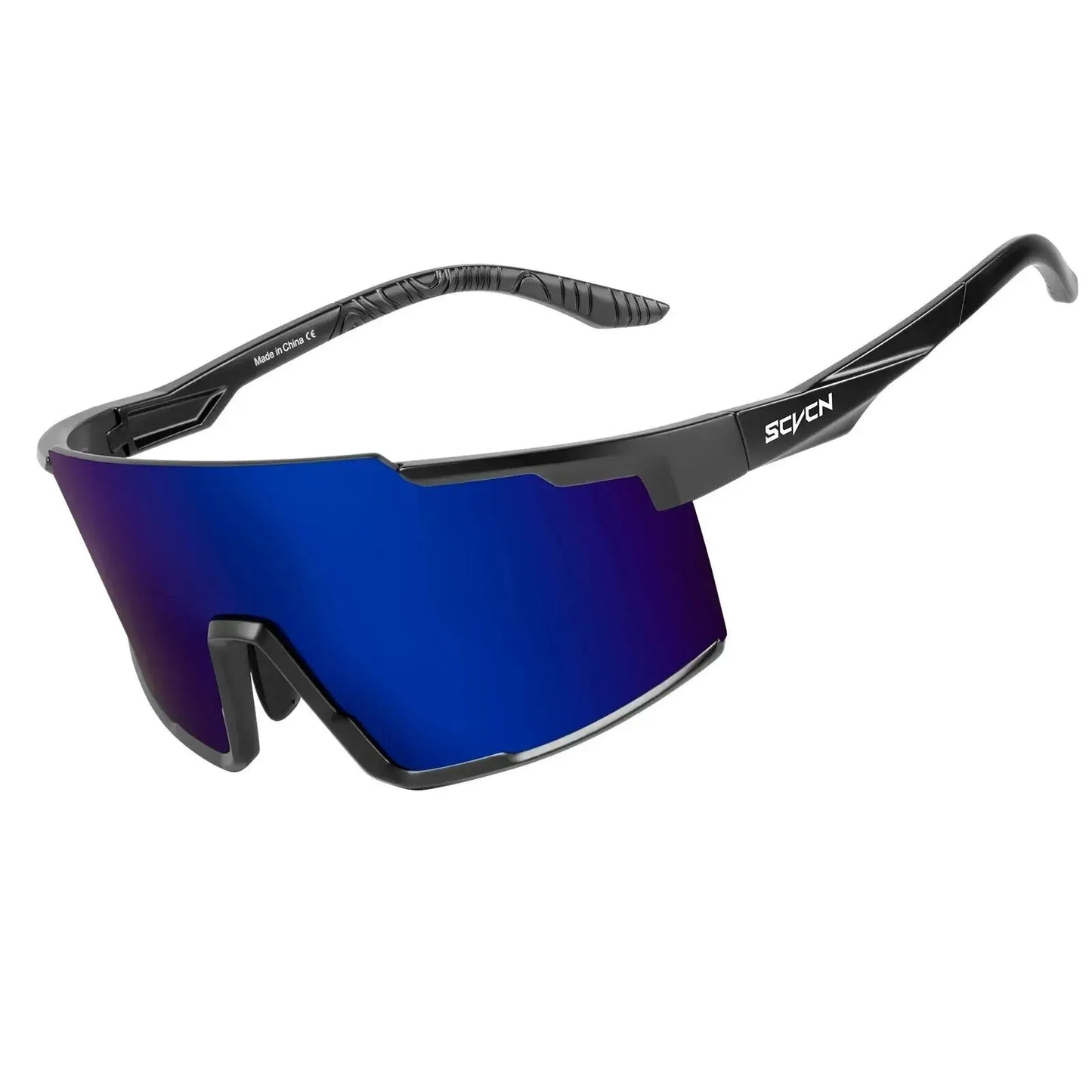 Óculos de Ciclismo SCVCN UV400 – Esportivos, Polarizados e Resistentes, Ideais para Mountain Bike, Estrada e Atividades ao Ar Livre
