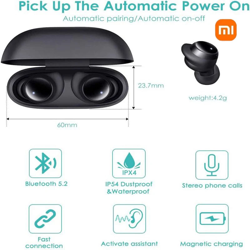 Fone de Ouvido Bluetooth Xiaomi Redmi Wireless Headset – Zero Latência para Jogos e Som Hi-Fi