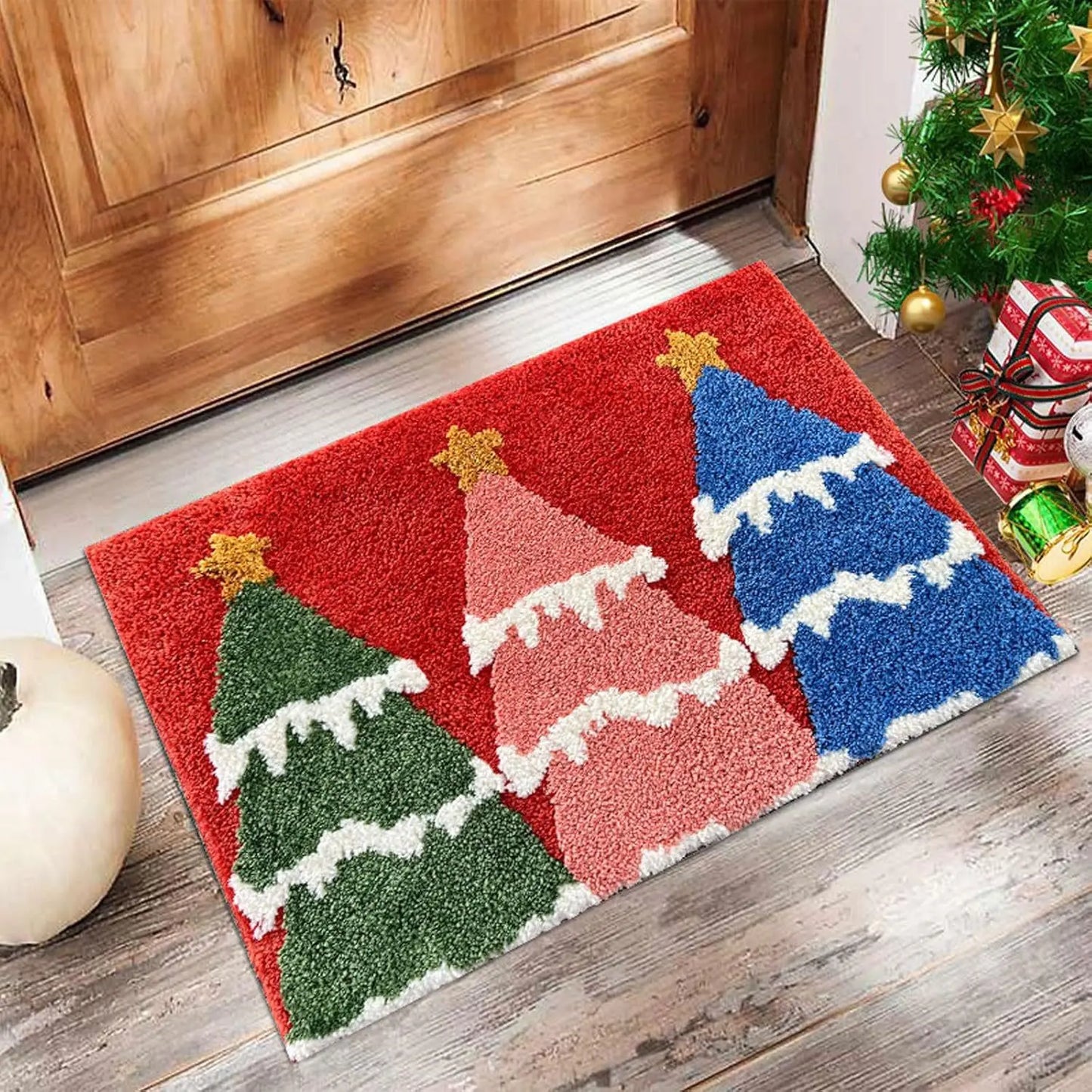 Tapete Natalino Vermelho com Papai Noel – Decoração Exclusiva para Deixar Sua Casa Aconchegante no Natal 2026