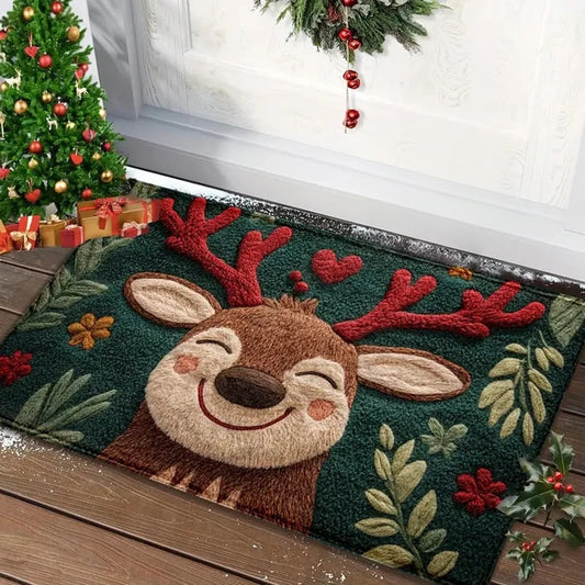Tapete Natalino Vermelho com Papai Noel – Decoração Exclusiva para Deixar Sua Casa Aconchegante no Natal 2026