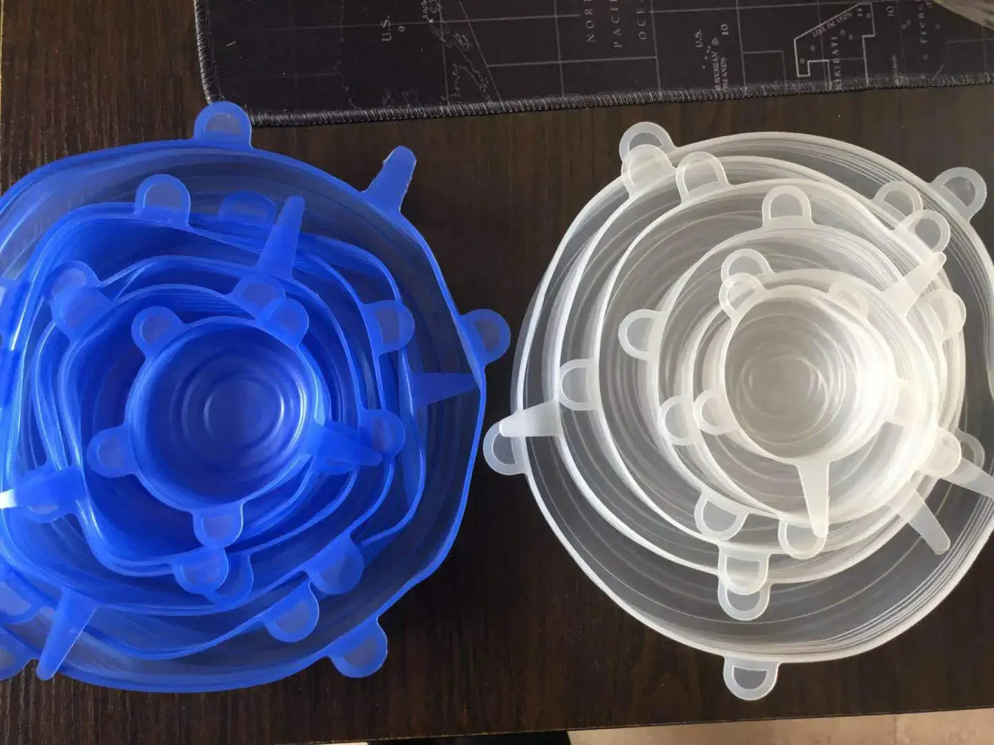 Tampa de Silicone Esticável Reutilizável – Conserva Alimentos, Sela Tigelas e Substitui Plástico Filme