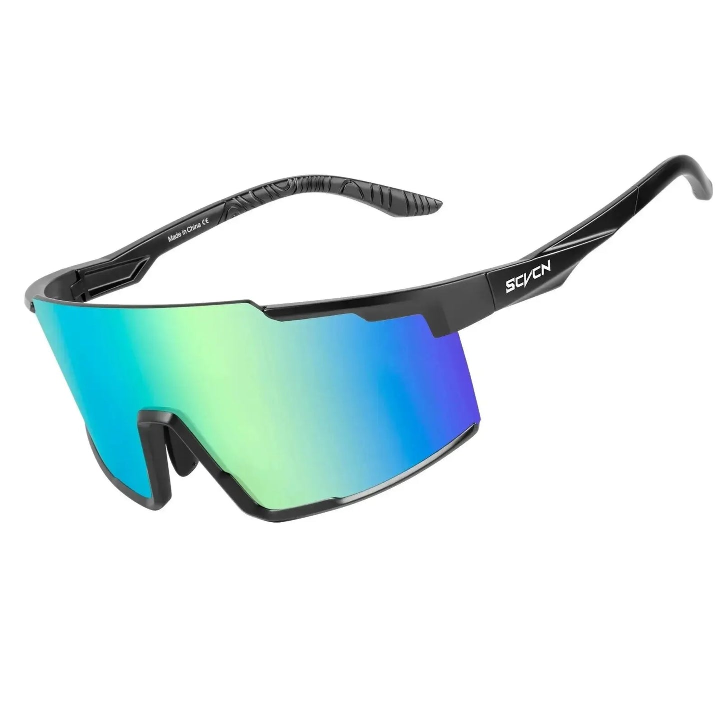 Óculos de Ciclismo SCVCN UV400 – Esportivos, Polarizados e Resistentes, Ideais para Mountain Bike, Estrada e Atividades ao Ar Livre