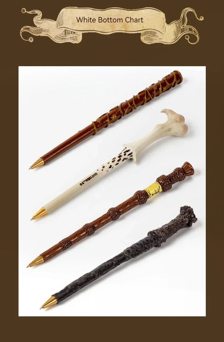 Caneta Varinha Harry Potter – Criativa em Resina, Presente Escolar e de Aniversário