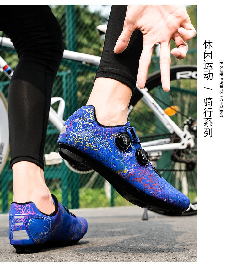 Tênis de Ciclismo Masculino – Leve, Respirável e Antiderrapante, Ideal para Estrada, Montanha e MTB