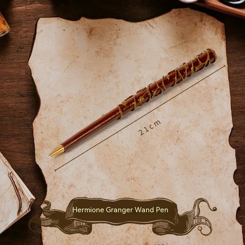 Caneta Varinha Harry Potter – Criativa em Resina, Presente Escolar e de Aniversário
