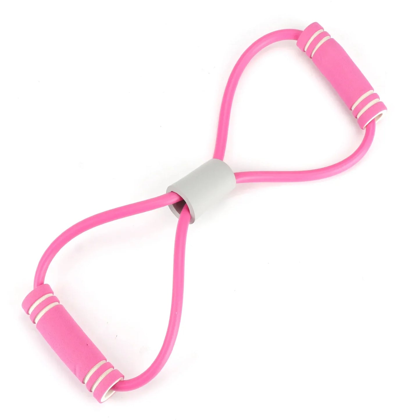 Faixas de Resistência com Pegadores de Espuma – Acessório de Treino em Casa, Yoga, Pilates e Exercícios de Força para Mulheres