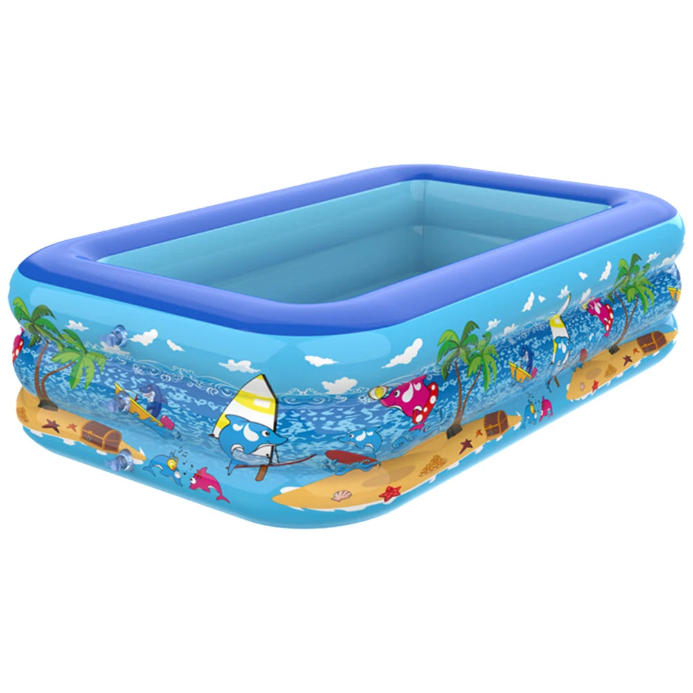 Piscina Inflável Infantil Removível – Diversão Garantida para Bebês e Crianças no Verão