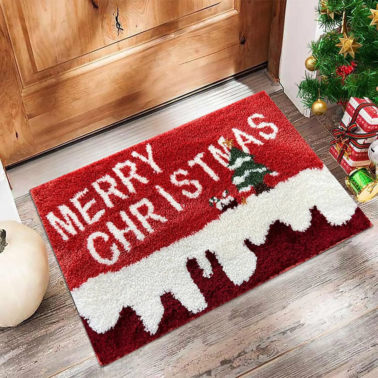 Tapete Natalino Vermelho com Papai Noel – Decoração Exclusiva para Deixar Sua Casa Aconchegante no Natal 2026