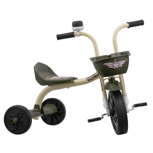Triciclo Infantil Ultra Bikes Military Boy Com Cesto Dia das Crianças Seg Imports