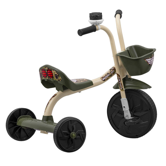 Triciclo Infantil Ultra Bikes Military Boy Com Cesto Dia das Crianças Seg Imports
