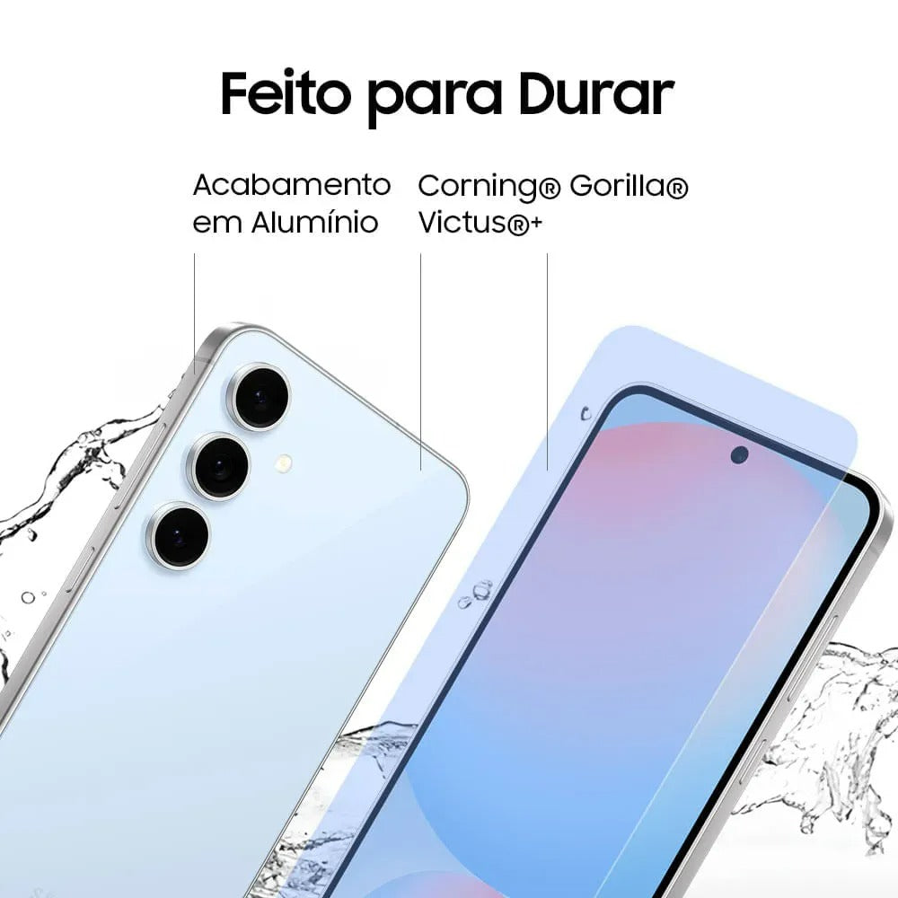 Samsung Galaxy S24 FE 5G Grafite – 256GB, 8GB RAM, Câmera Tripla 50MP + Selfie 10MP