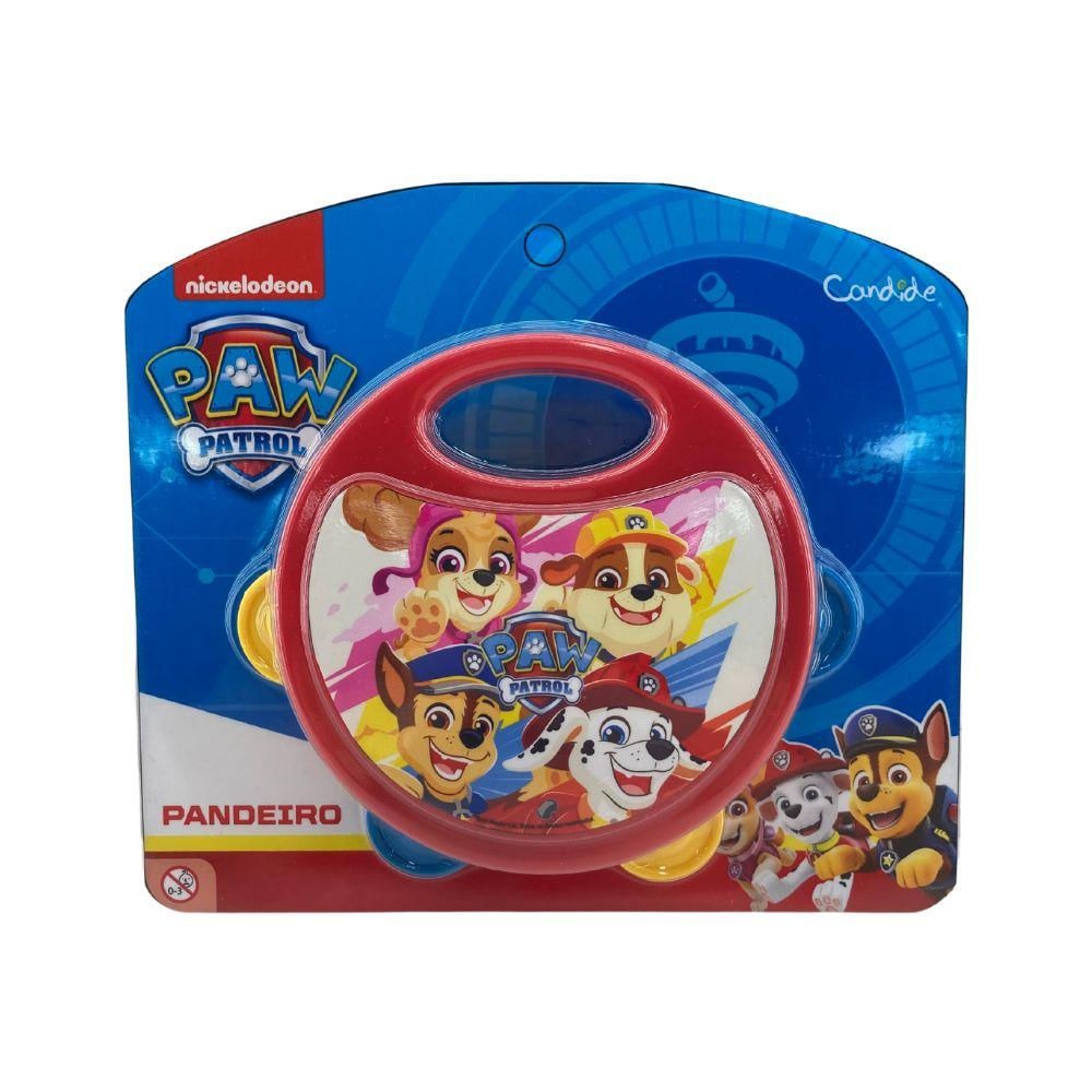 Instrumento Musical Infantil Patrulha Canina – Pandeiro Candide