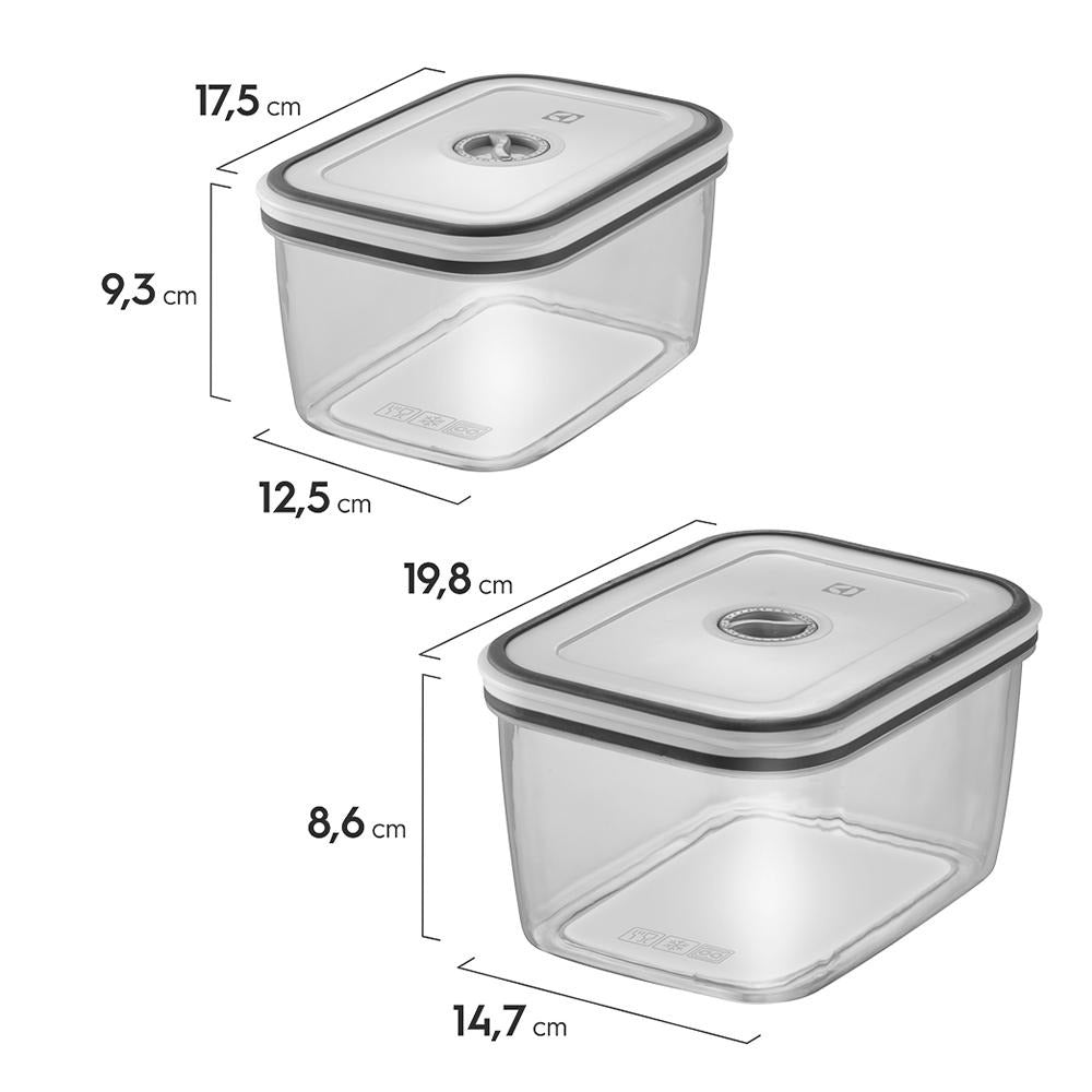 Jogo de Potes Herméticos Electrolux 12 Peças Transparente em Polipropileno – Organização e Praticidade na Sua Cozinha