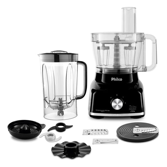 Multiprocessador Philco PMP1600P 9 em 1 1700W 3,2L Inox Preto
