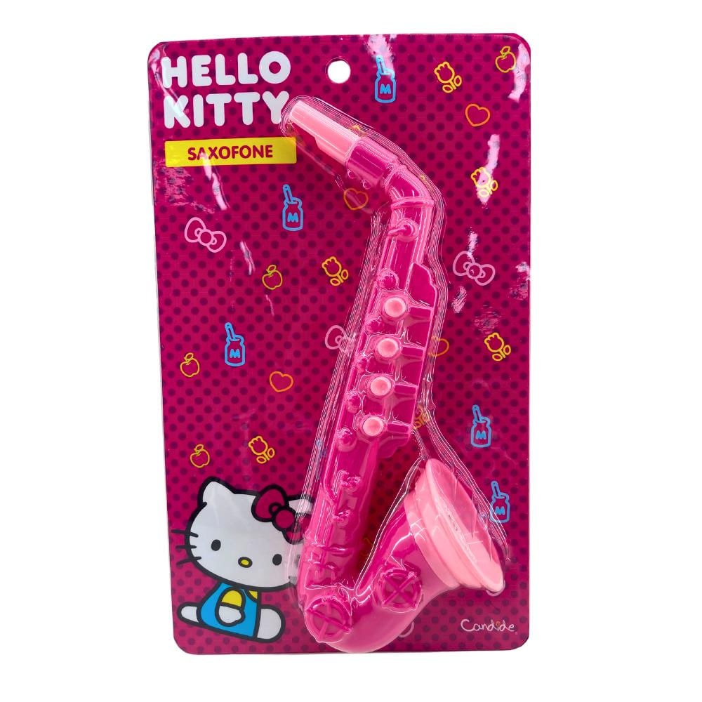 Instrumento Musical Infantil Hello Kitty – Saxofone Candide