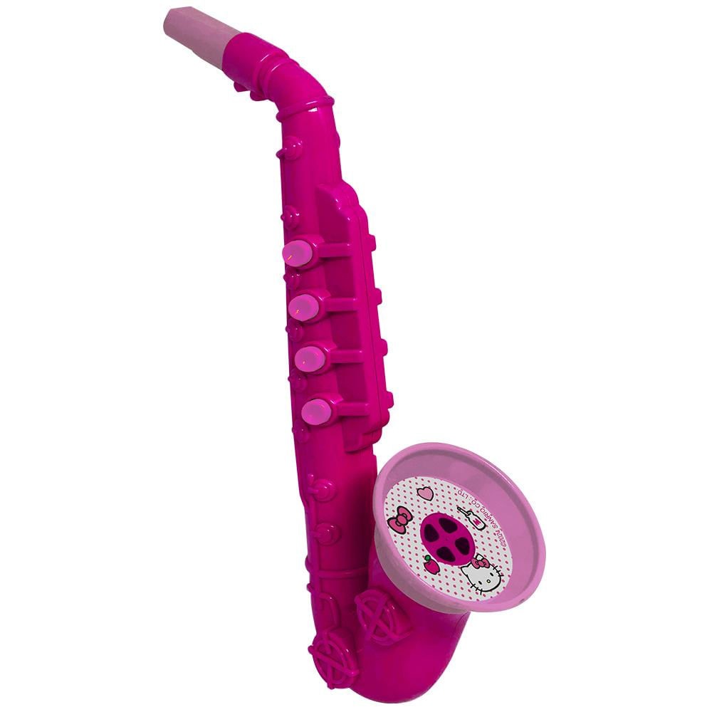 Instrumento Musical Infantil Hello Kitty – Saxofone Candide