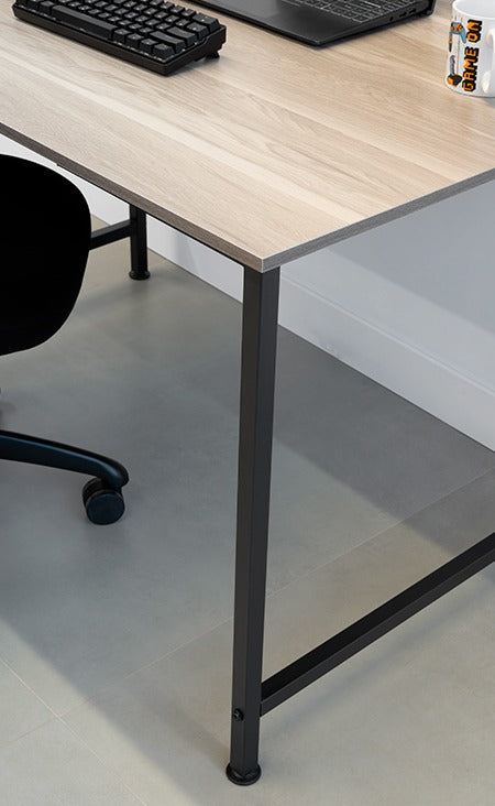 Mesa Industrial Zinnia 120cm em Madeira com Estrutura de Aço – SEG IMPORTS