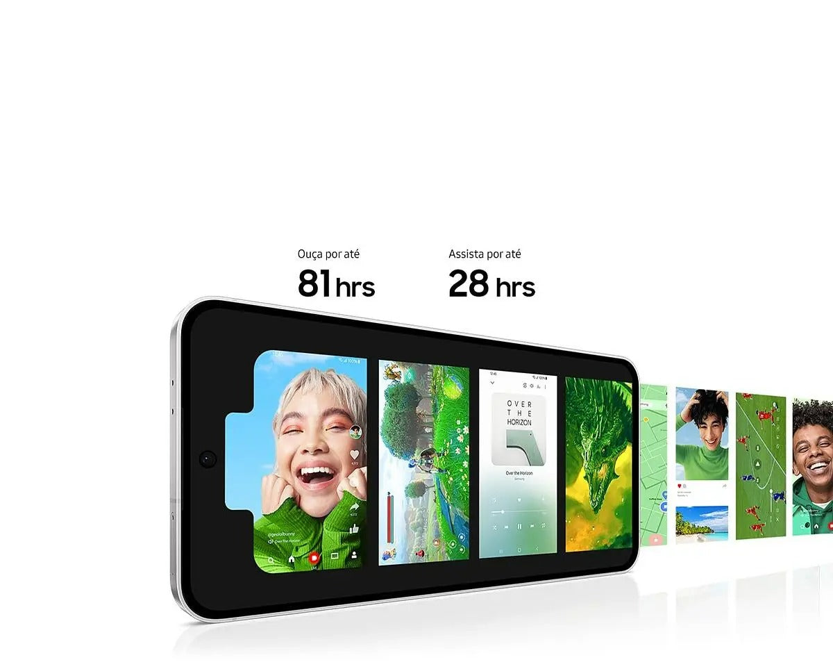 Samsung Galaxy S24 FE 5G Grafite – 256GB, 8GB RAM, Câmera Tripla 50MP + Selfie 10MP