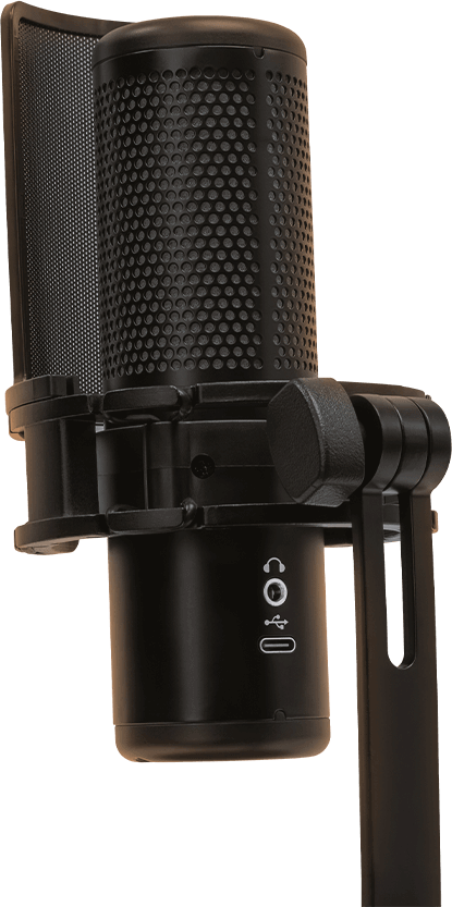 Microfone Profissional Pichau Izar Pro RGB USB Preto, 192kHz, 24Bits, Pop Filter Integrado – SEG IMPORTS