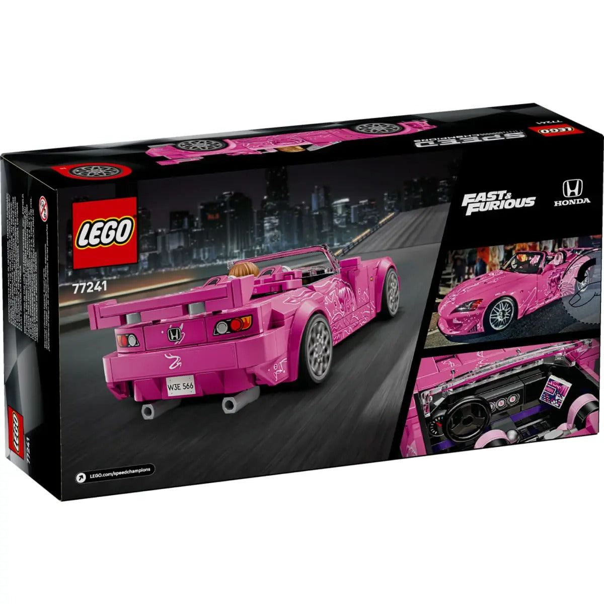 LEGO® Speed Champions – Honda S2000 Velozes e Furiosos 77241 (300 Peças)