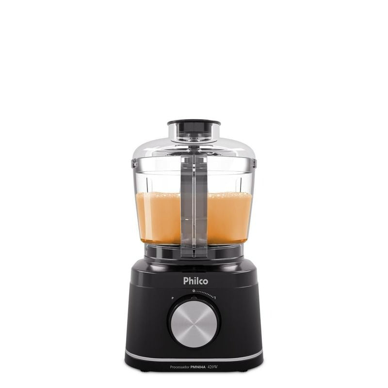 Processador Philco PMN04A 420W, Jarra 500ml, 1 Velocidade + Pulsar, Preto – SEG IMPORTS