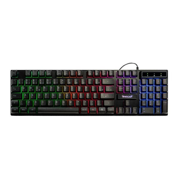 Teclado Gamer TGT M16L Rainbow ABNT2 Membrana USB Preto Full Size 107 Teclas – SEG IMPORTS